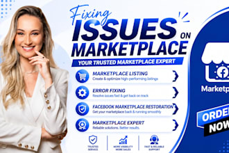 fix your fb marketplace issues and list products on facebook marketplace manager
