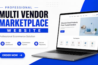 marketplace website ecommerce website multivendor website online marketplace