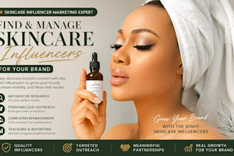 find and manage skincare influencers for your brand