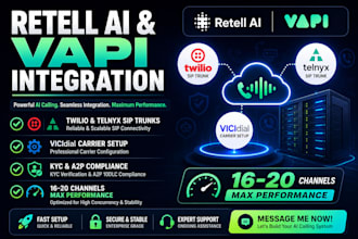 setup retell ai vapi voice bot on vicidial twilio or telnyx