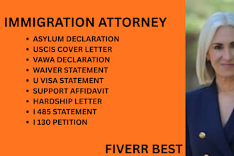 be your immigration lawyer for asylum, vawa, u visa, waivers, and green cards