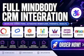 integrate mindbody with classpass zapier gohighlevel waiverking woocommerce zoho