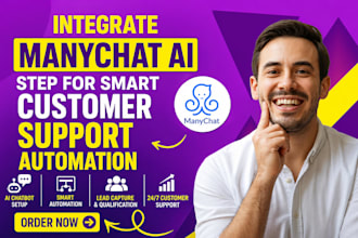 integrate manychat ai step for smart customer support automation