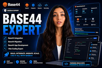base44 expert base44 integration base44 migration  base44 app vibe coding expert