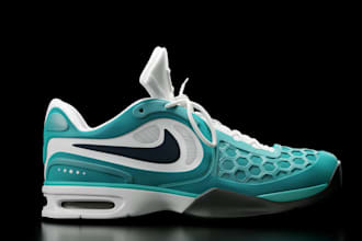 create 3d shoe modeling, sneaker design and footwear rendering