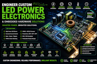 engineer custom led power electronics and embedded hardware solutions