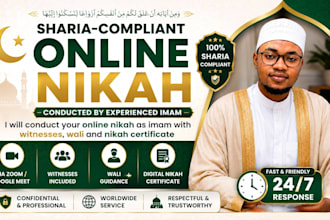 provide islamic nikah guidance and sharia compliant marriage consultation