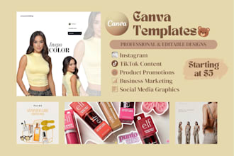 design social media canva templates