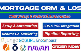 setup jungo CRM velocity los encompass surefire floify gohighlevel goguru navan