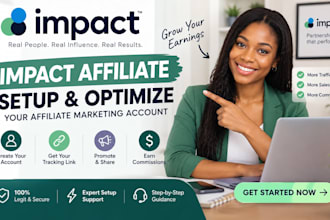 get your impact affiliate account and marketplace approved