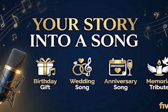 write and produce a personalized song for any occasion