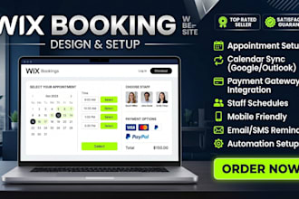 set up wix booking and appointment management scheduling system