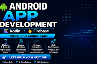 custom android app using flutter firebase, jetpack compose