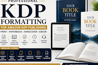 kdp formatting for amazon KDP publishing print hardcover formatting typesetting