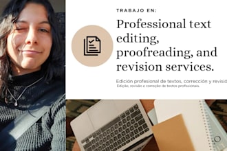 text editing, proofreading, and revision services
