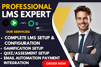 setup thinkific learnupon digitalchalk axonify bizlibrary swipeguide skyprep lms