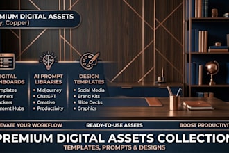 create premium notion template ai prompt pack canva digital product for coaches