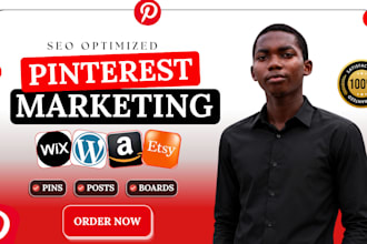 create SEO optimized pinterest pins, posts, and boards