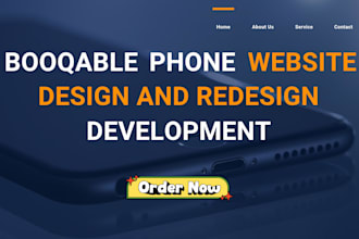 design a phone booqable website, redesign booqable website development booqable
