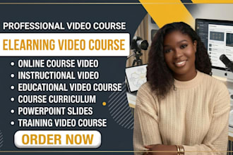 do online course content, elearning video, course creation and video course