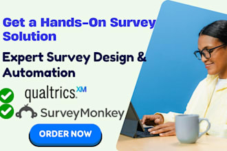 design surveymonkey and qualtrics surveys with logic