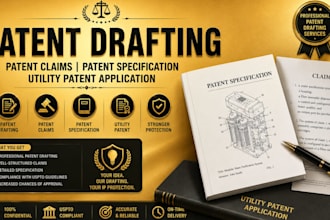 patent drafting patent claims patent specification utility patent application