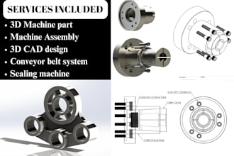 do 3d packaging machine parts cnc 3d convey belt 3d sealing machine cad model
