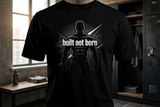create modern and trendy tshirt design for your brand