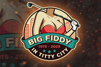unique birthday logo design for events and businesses