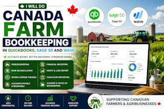 do canada farm bookkeeping in quickbooks, sage 50 and wave