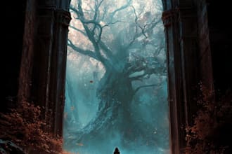 design a unique book cover for ebook, kindle, and print