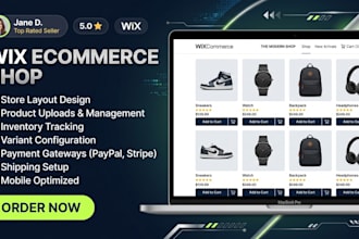 set up wix ecommerce shop and product inventory management