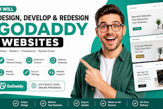 godaddy website design develop godaddy website redesign godaddy website godaddy