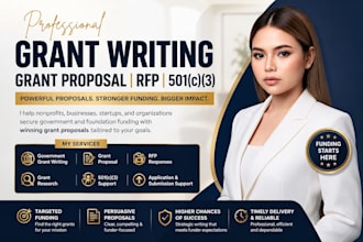 write government contract grant writing grant proposal grant research rfp 501c3