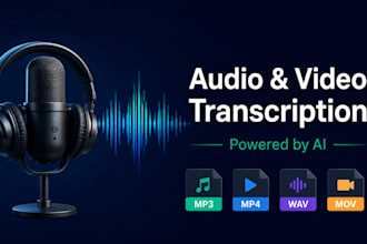 transcribe audio and video to text accurately using ai