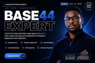 base44 deployment, debugging, migration and mvp setup