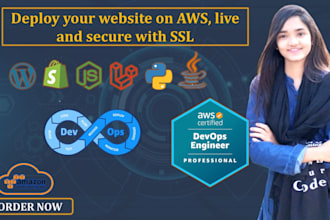 deploy your website on AWS, live and secure with SSL