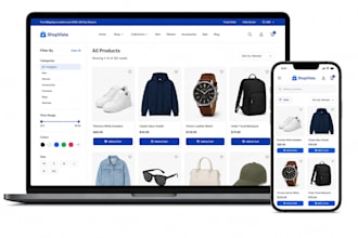 design and develop a professional ecommerce website