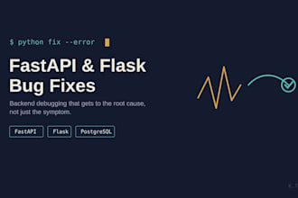 fix bugs and errors in your fastapi or flask backend