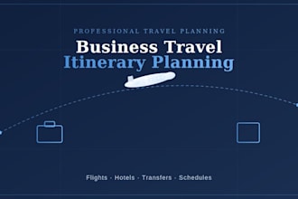 do itinerary business flight travel