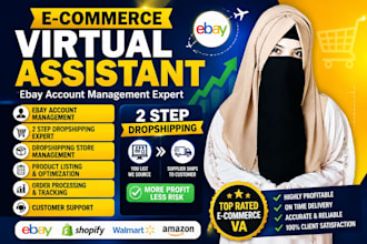 be your ebay 2 step dropshipping virtual asistant for product listing