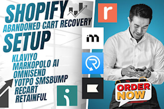 recover shopify abandon cart klaviyo markopolo ai omnisend yotpo smsbump recart