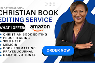 edit format and proofread christian books devotionals journals and memoirs