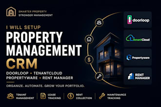 setup property management crm doorloop tenantcloud propertyware rent manager