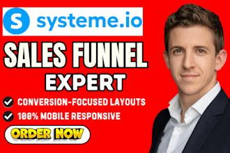 do systeme io sales funnel, systeme io landing page, online course in systeme io