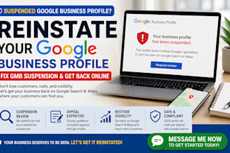reinstate suspended google my business profile fix gmb suspension denied appeal
