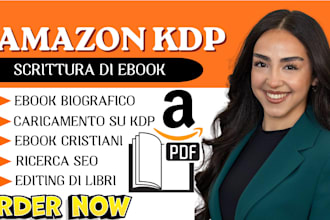 scrittore di ebook ghostwriting amazon kdp biografia autoaiuto libro cristiano