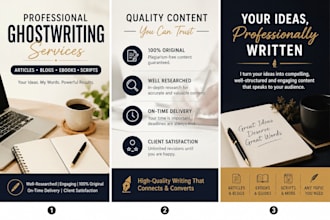 write blog posts, articles, and ghostwritten content
