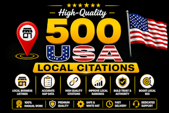 create top 500 USA local citations