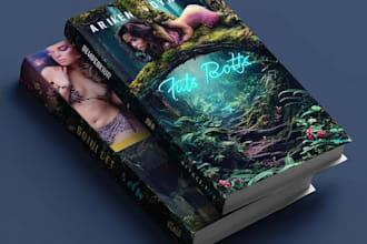 design fantasy book cover illustration art, christian,